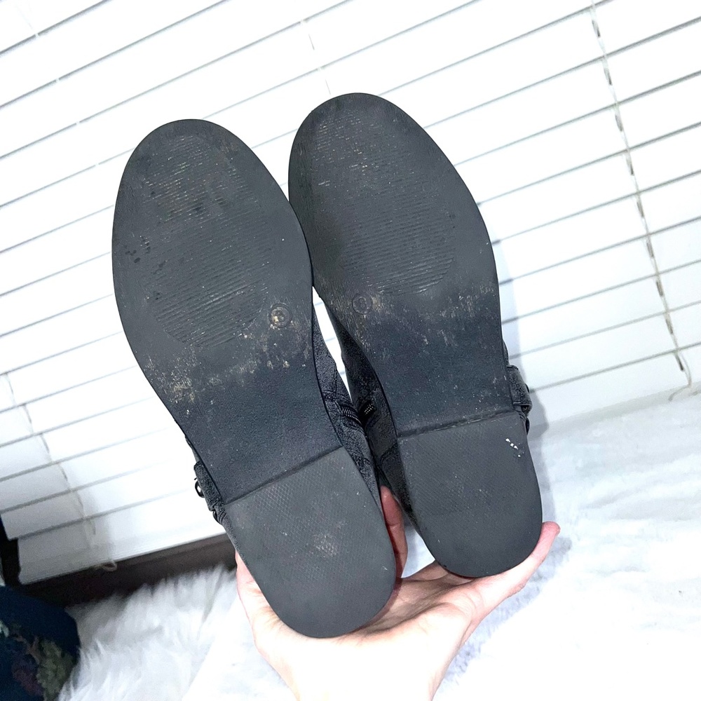 🚫SOLD! |•OLIVIA MILLER•| Tall Grey Riding Style Boots - Picture 10 of 14